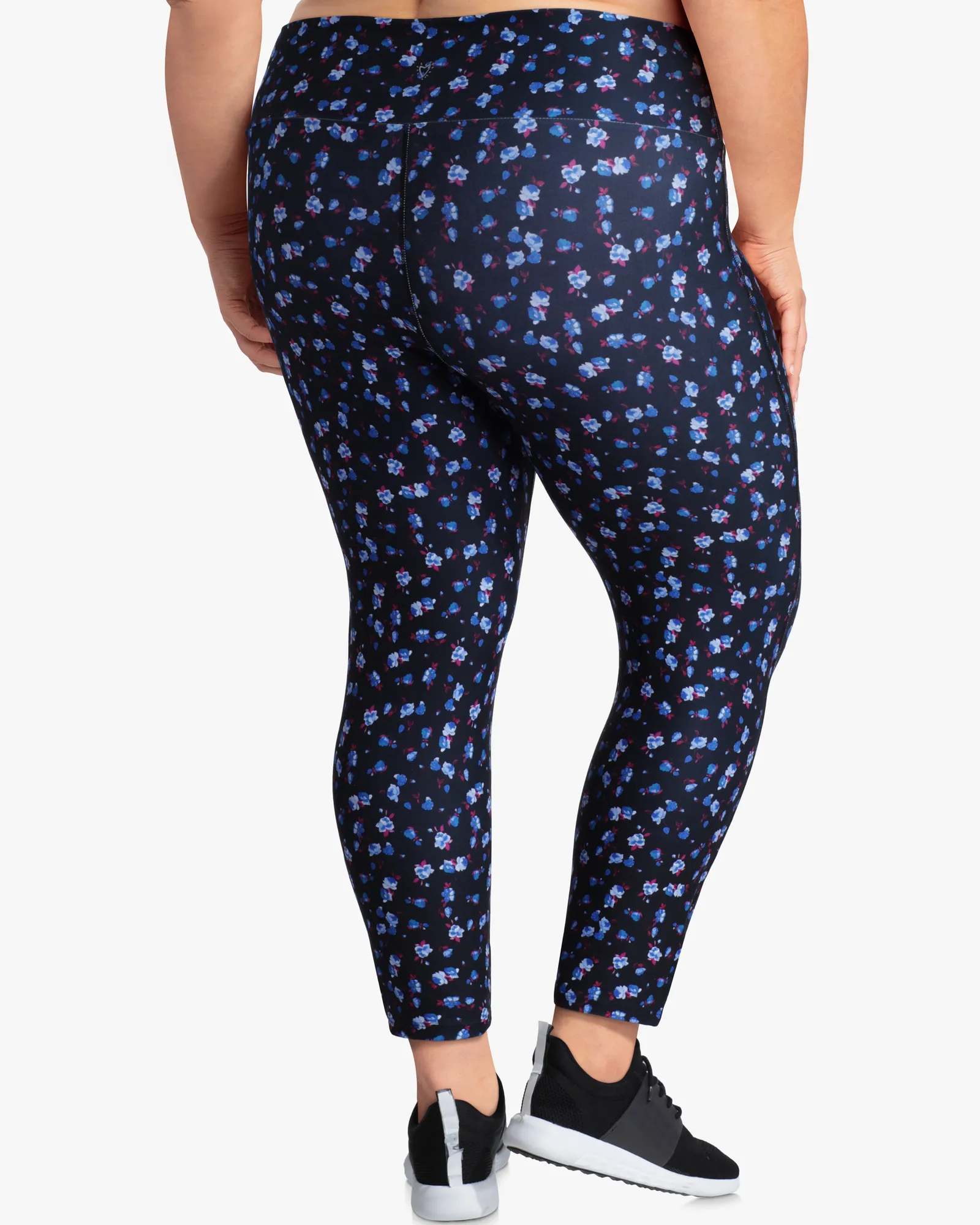 Rivington Performance Leggings | Black / Royal Blue