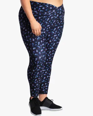 Rivington Performance Leggings | Black / Royal Blue