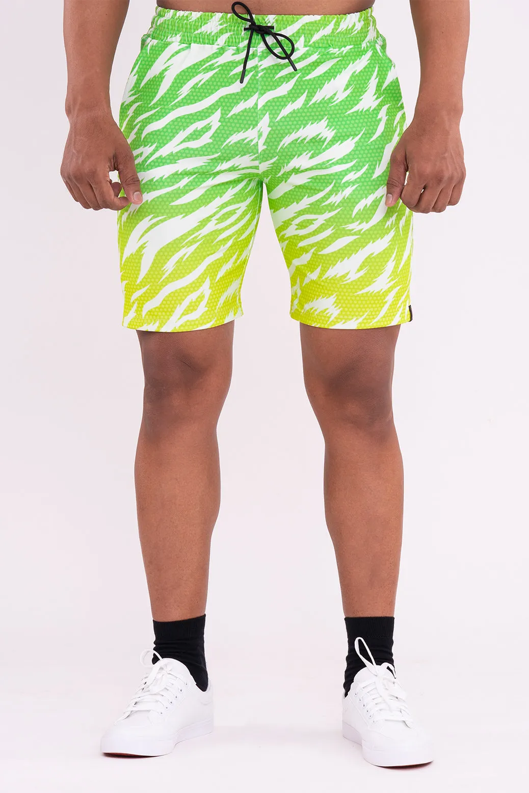 RudeStyle Athleisure Shorts - Neon Ombre