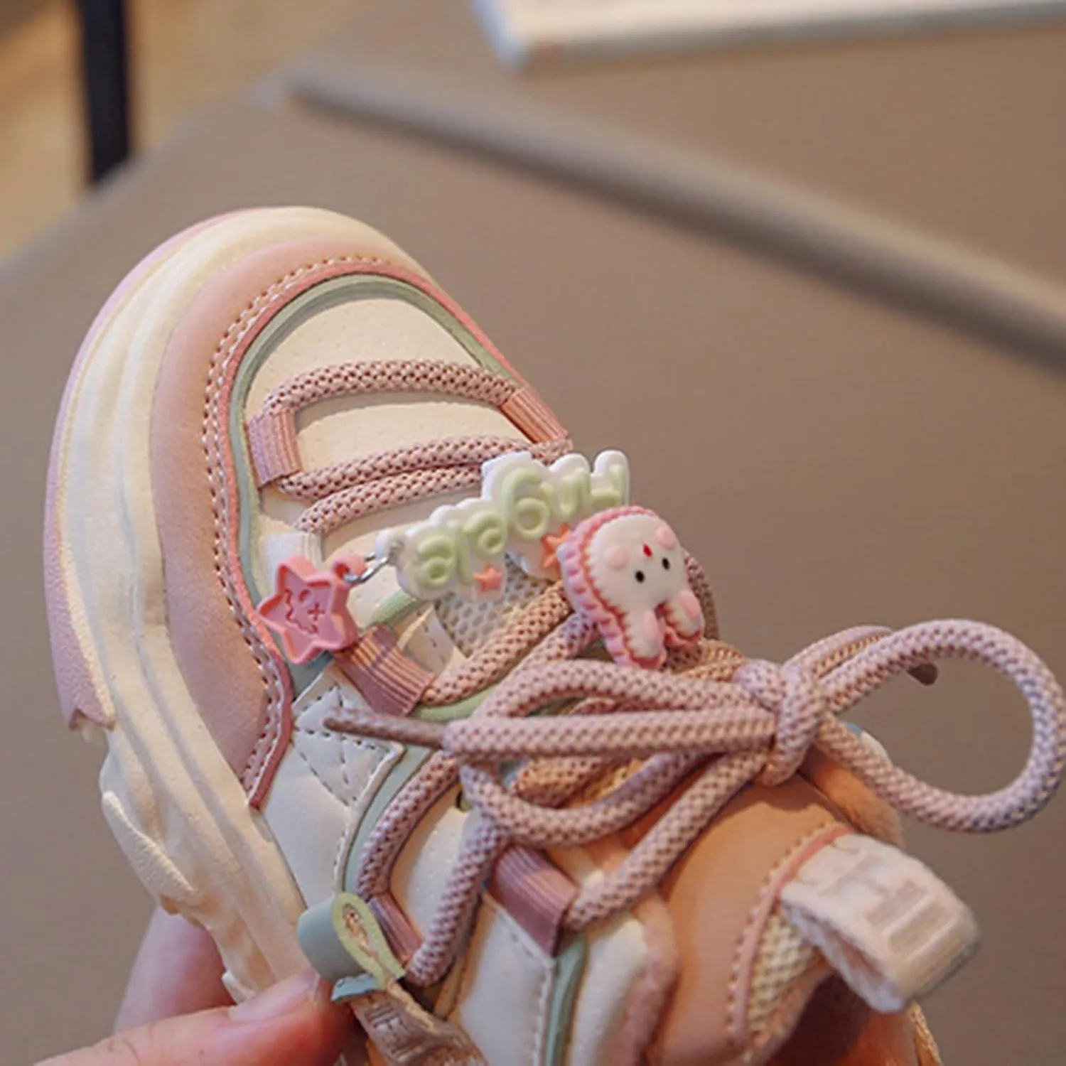 Running Shoes Girls Toddler Chunky Sneakers Fashion Thick Sole Warm Big Kid Slip On Outdoor Running Casual Shoes