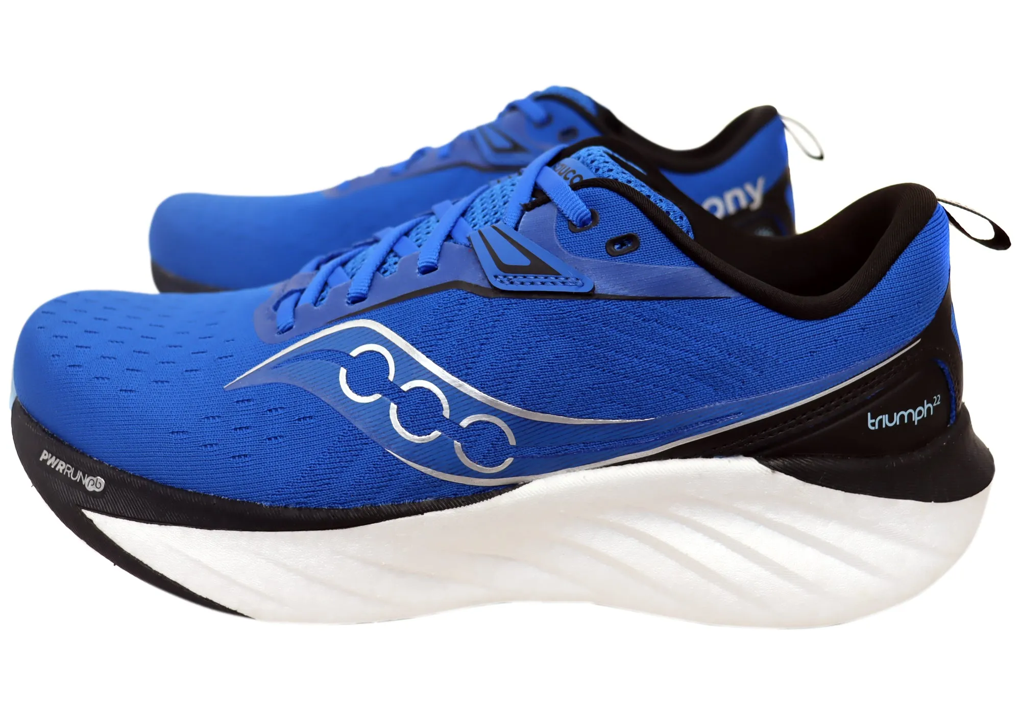 Saucony Mens Triumph 22 Comfortable Lace Up Athletic Shoes