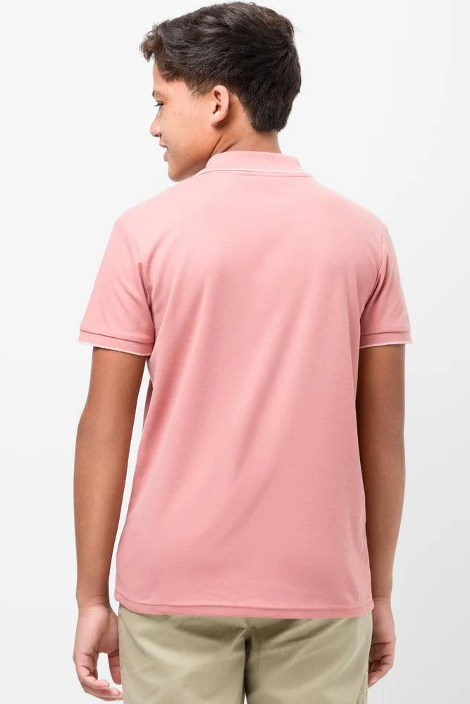 Short Sleeve Golfer Pink