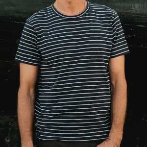 Simple | Breton Stripe Tee | Navy