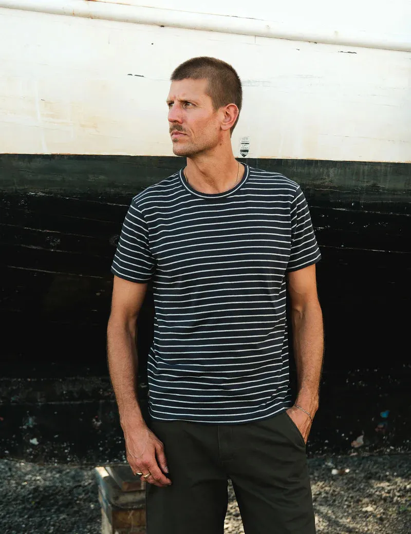 Simple | Breton Stripe Tee | Navy