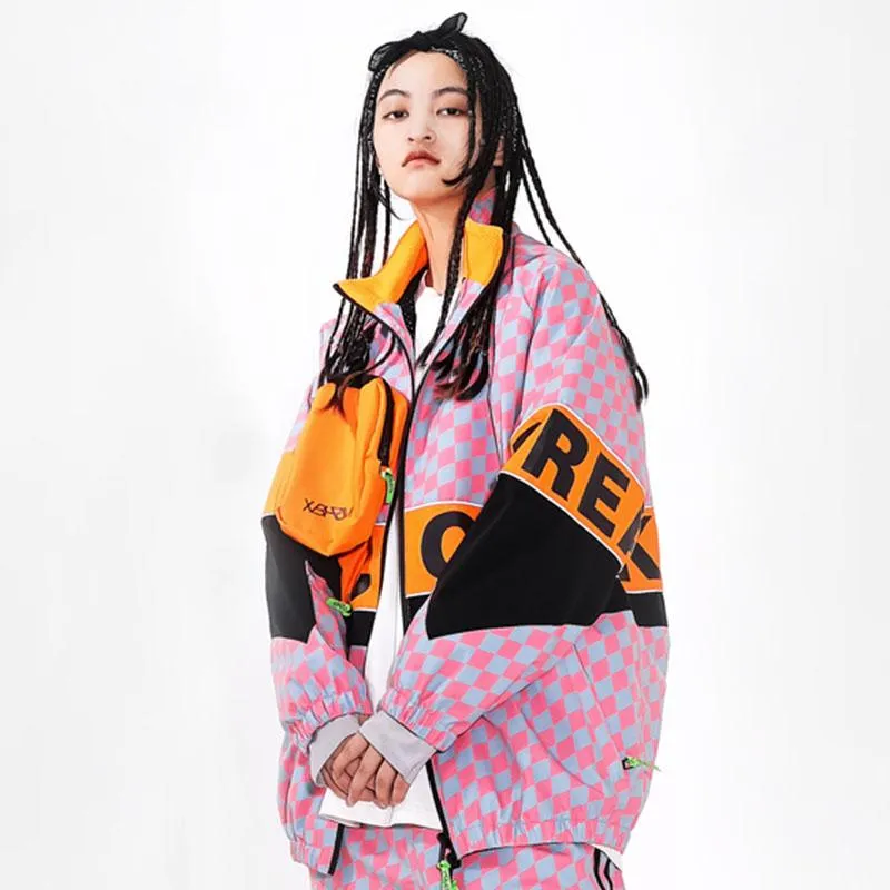 Snowverb Women's PINGUP Street Style Plaid Snow Jacket