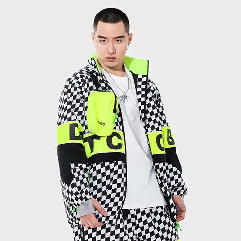 Snowverb Women's PINGUP Street Style Plaid Snow Jacket