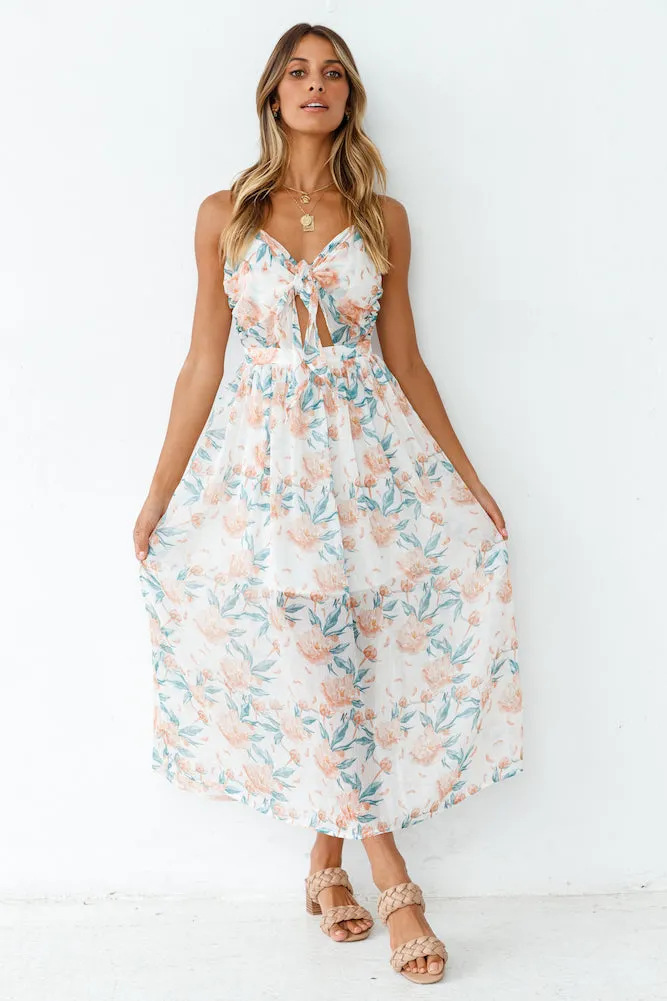 Spring Botanics Maxi Dress