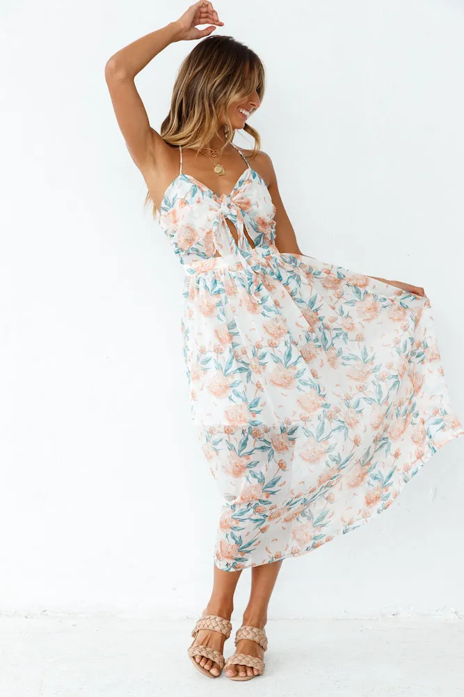 Spring Botanics Maxi Dress