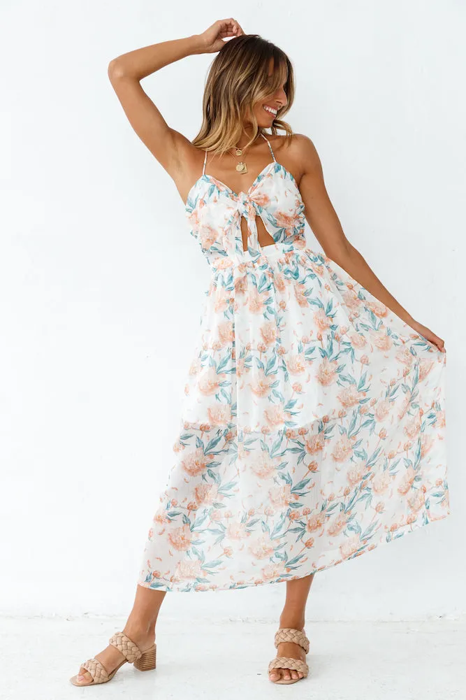 Spring Botanics Maxi Dress