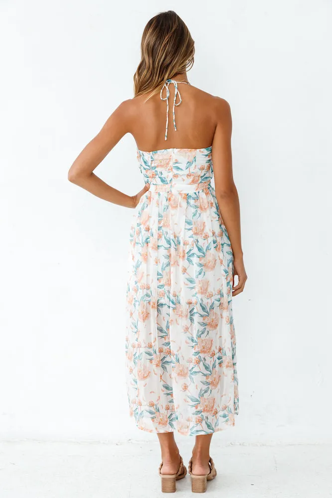 Spring Botanics Maxi Dress