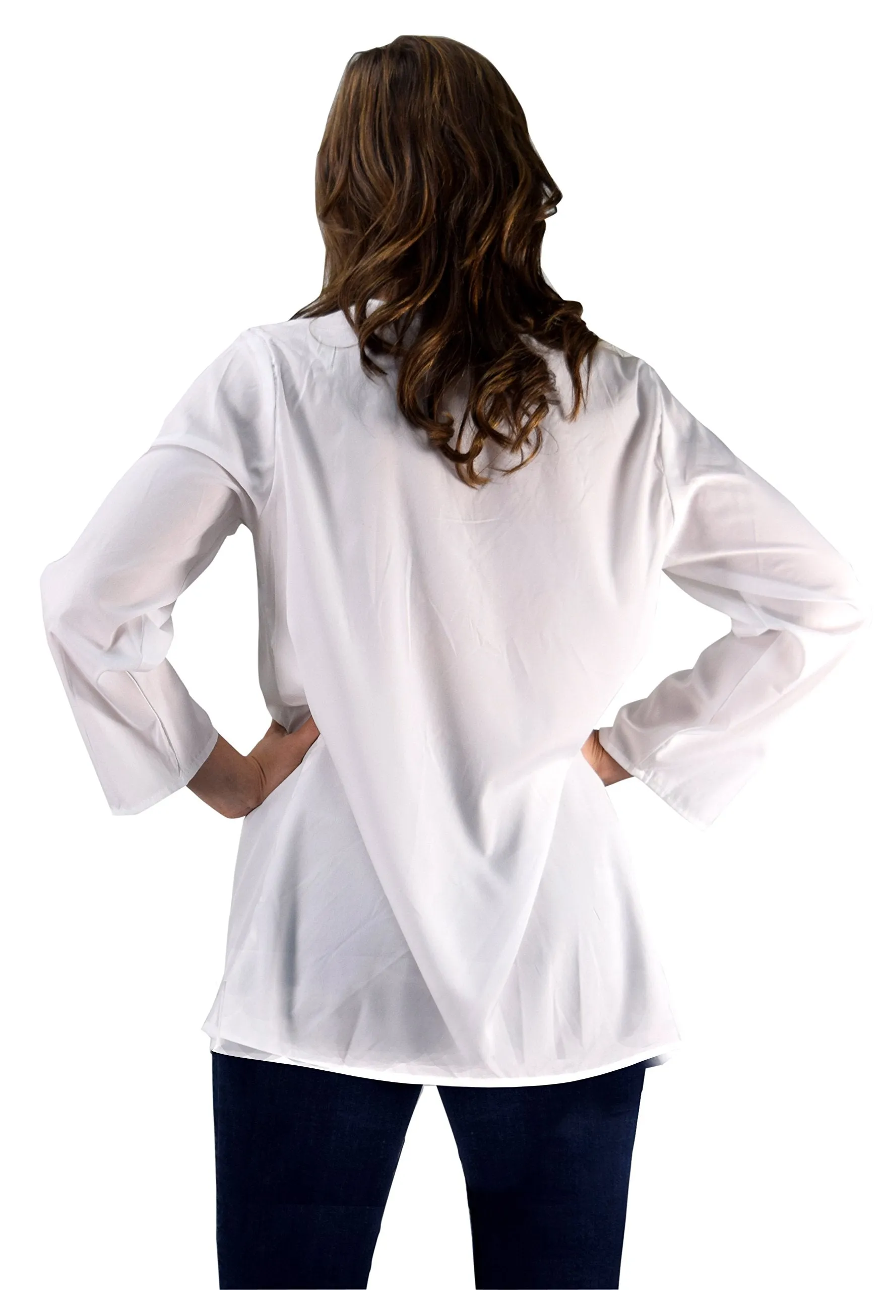 Summer Womens Boho Embroidered Cover-up Swimwear Beachwear Tunic