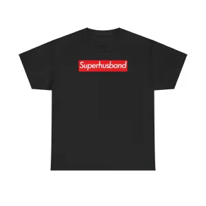 Superhusband Unisex Heavy Cotton Tee super Inspired Funny Husband Husbands Appreciation Gift For Hubby Love Thank You Thankful Birthday Christmas
