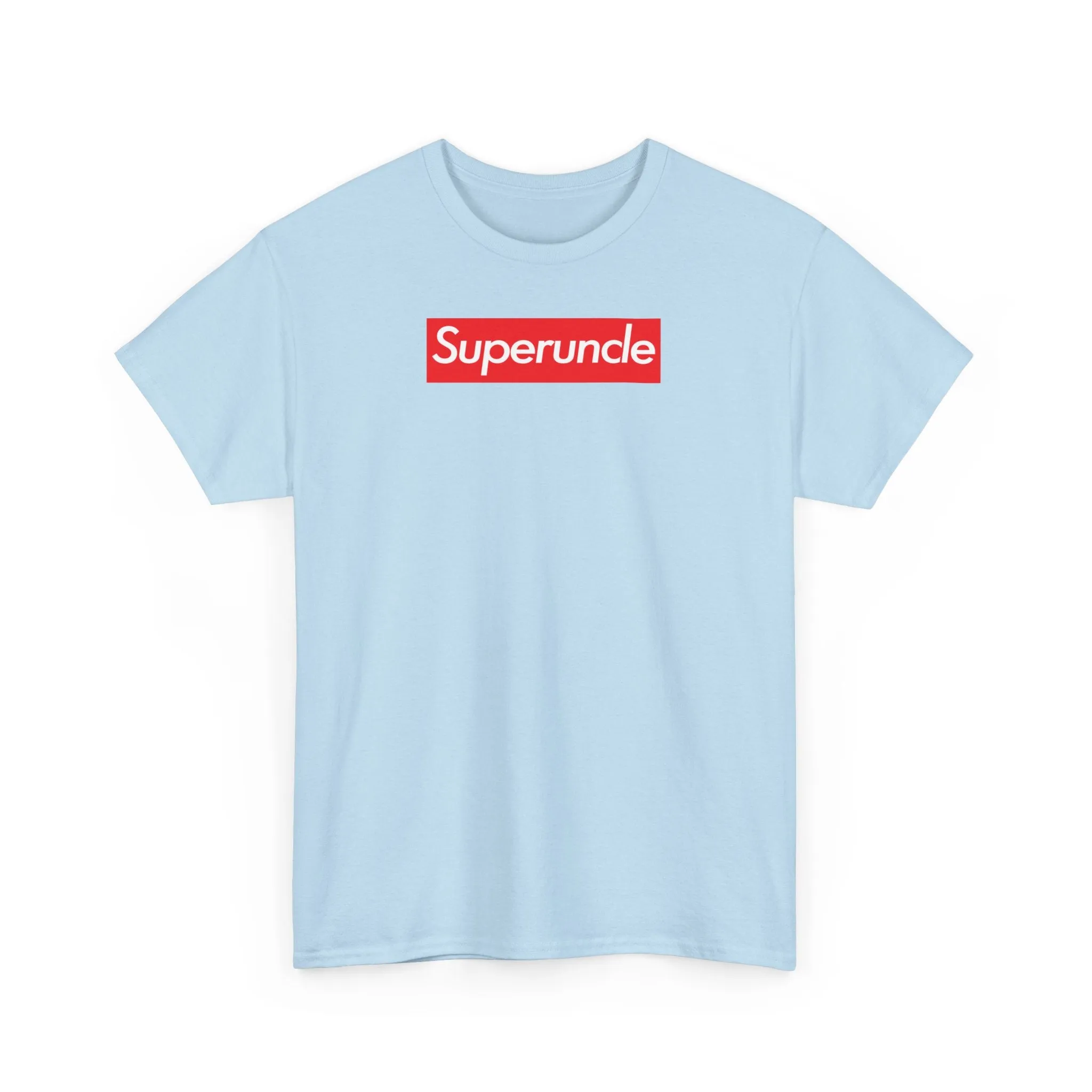 Superuncle Unisex Heavy Cotton Tee Shirt T-shirt super Inspired Funny Uncle Uncles Appreciation Gift For Relative Thank You Thankful Birthday Christmas