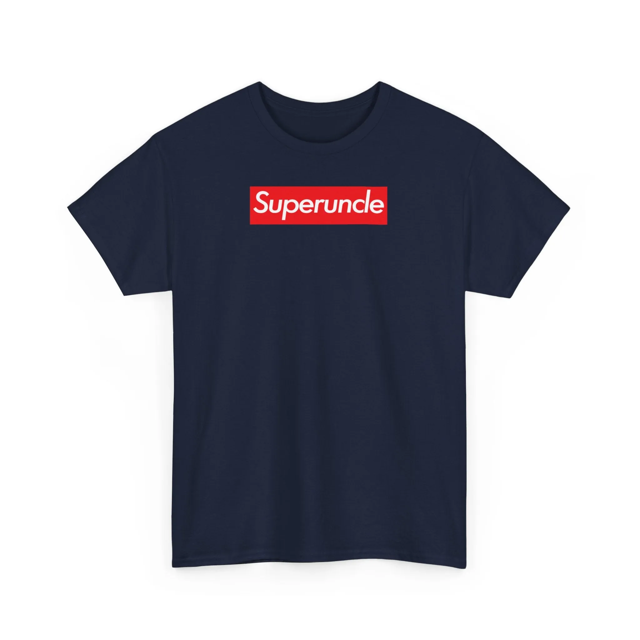 Superuncle Unisex Heavy Cotton Tee Shirt T-shirt super Inspired Funny Uncle Uncles Appreciation Gift For Relative Thank You Thankful Birthday Christmas
