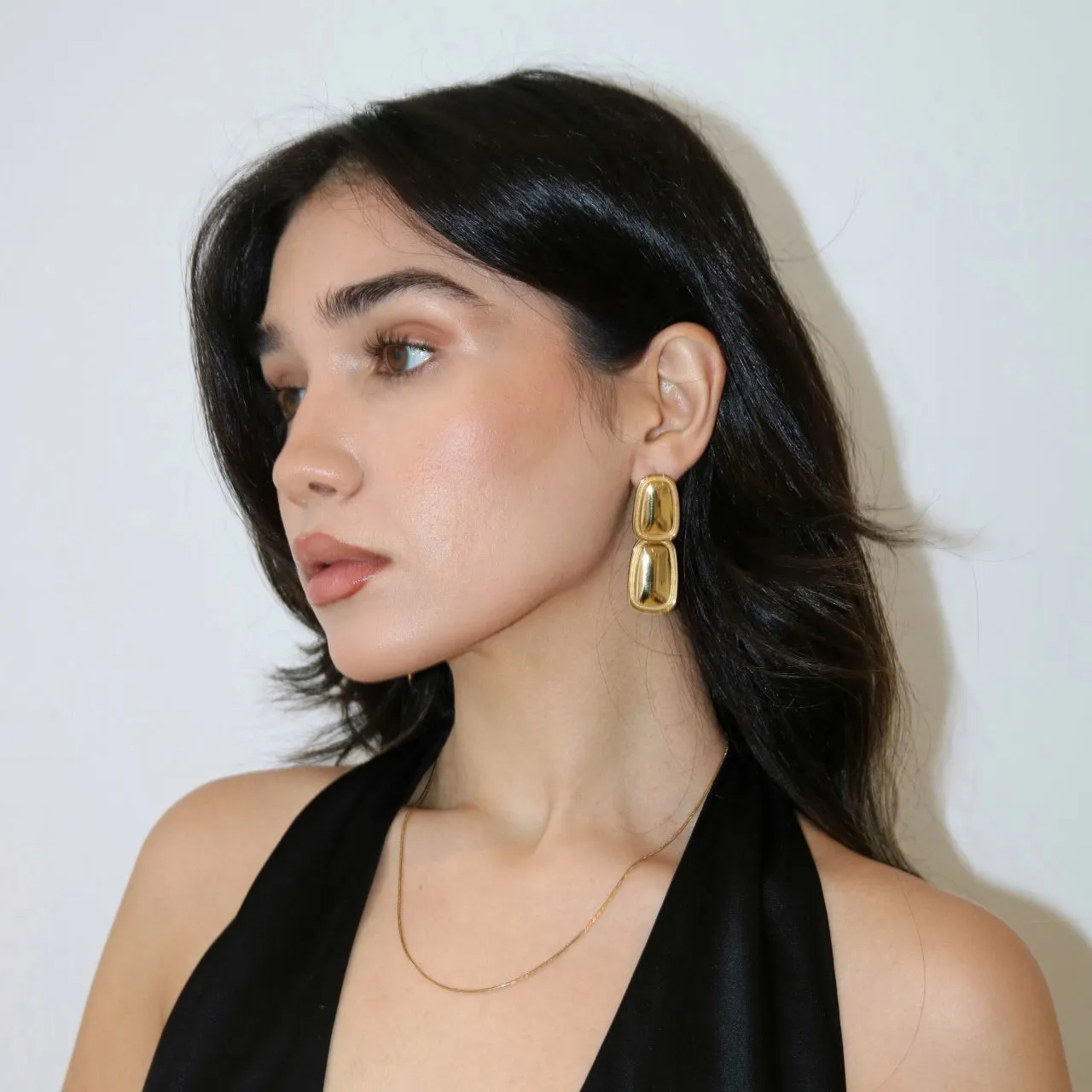 Valentin Mirrored Drop Earrings
