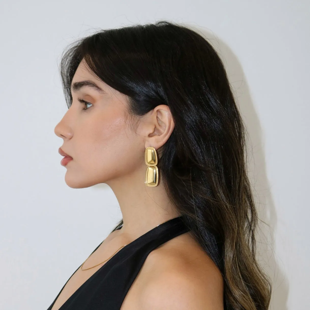 Valentin Mirrored Drop Earrings