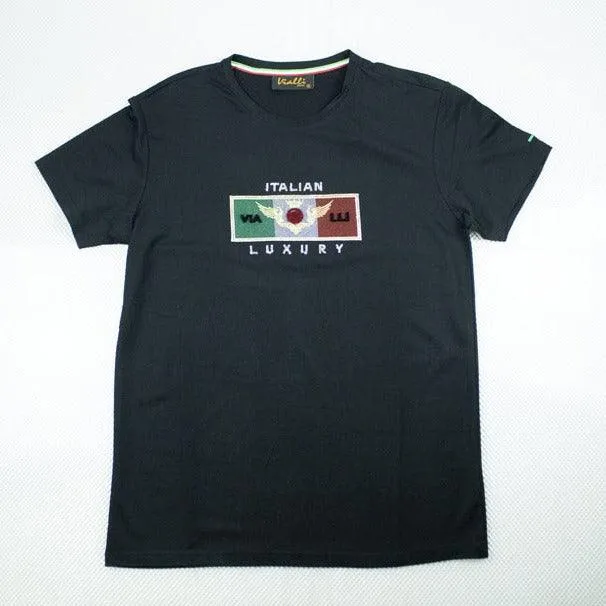Vialli Axcel T-Shirt Black