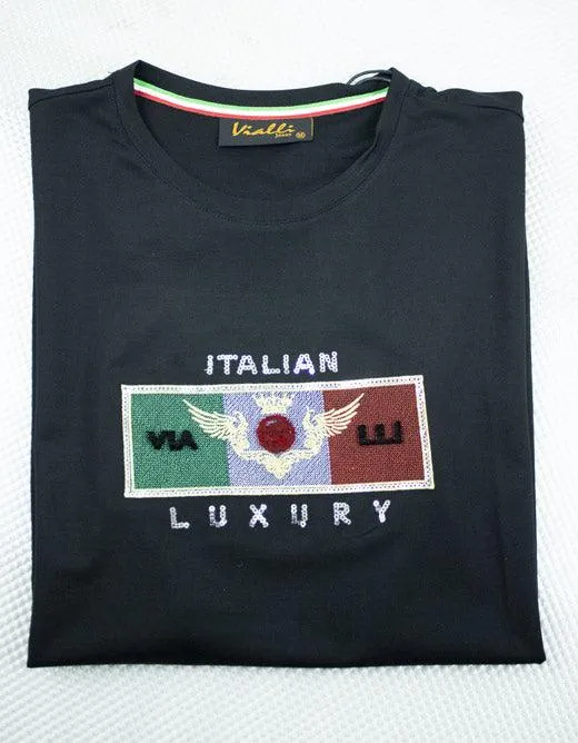 Vialli Axcel T-Shirt Black