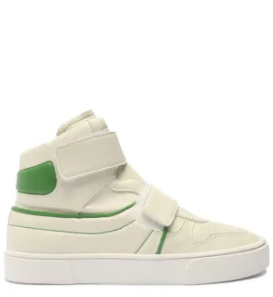 White High Top Green Urban Sneakers
