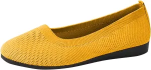 Women's Flat Shoes Flying Weave Round Toe Shallow Mouth Retro Colorblocking One Foot Stirrup Casual Work Single Shoes