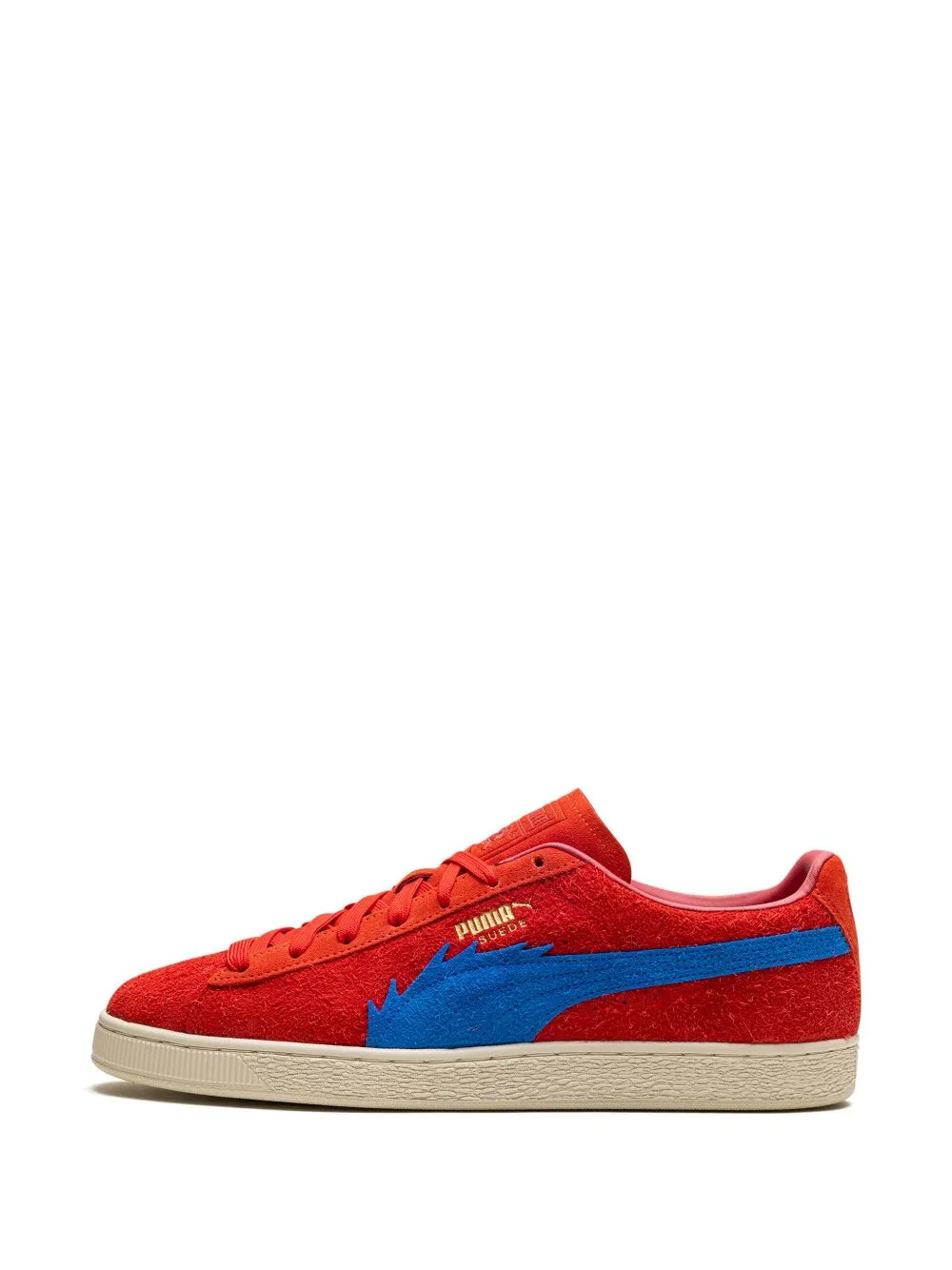x One Piece Suede "Buggy" sneakers