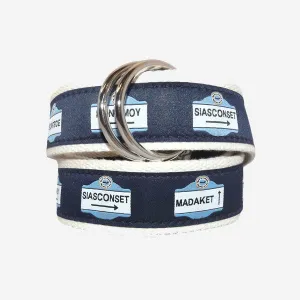 YRI Men's Classic O-Ring Belt - Nantucket Signs